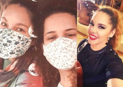 Cantante confecciona tapabocas artesanales | Crónica
