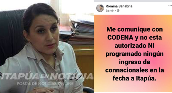 DESCARTAN LLEGADA DE NUEVO GRUPO DE CONNACIONALES A ENCARNACIÓN PARA CUARENTENA