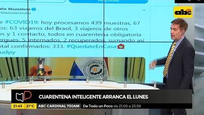 Cuarentena inteligente arranca el lunes - Mesa de Periodistas - ABC Color