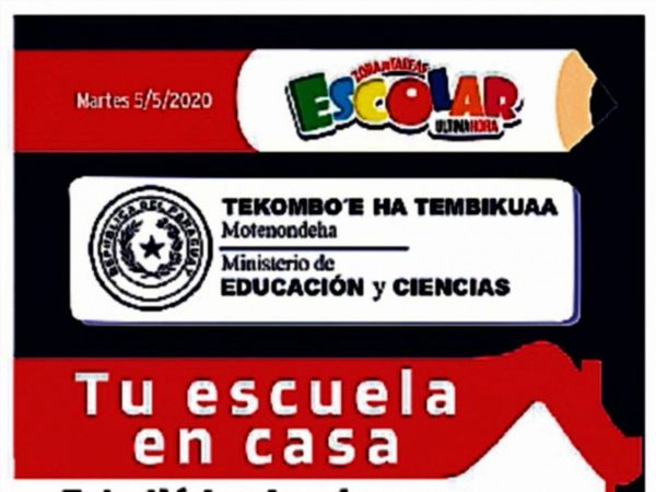 El cuadernillo Tu escuela en casa se publica desde mañana con ÚH