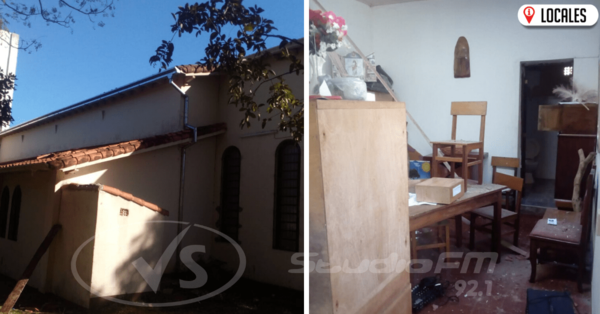 Malviviente ingresó a la casa de Dios no para elevar una oración sino para robar objetos