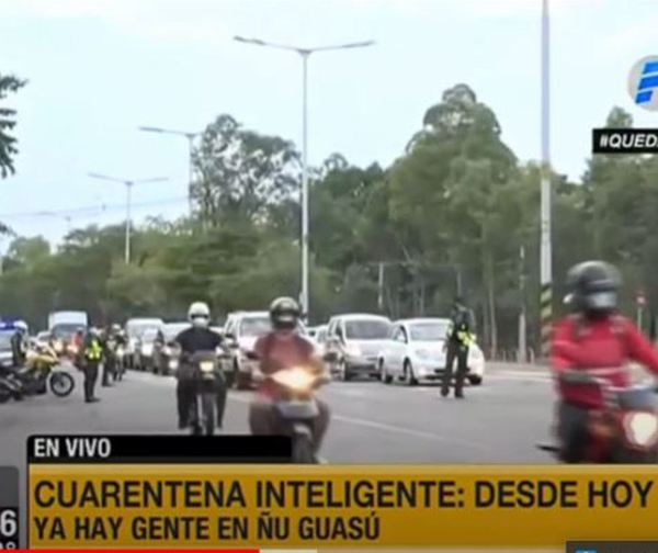 Intenso movimiento en el día uno de la ''cuarentena inteligente''