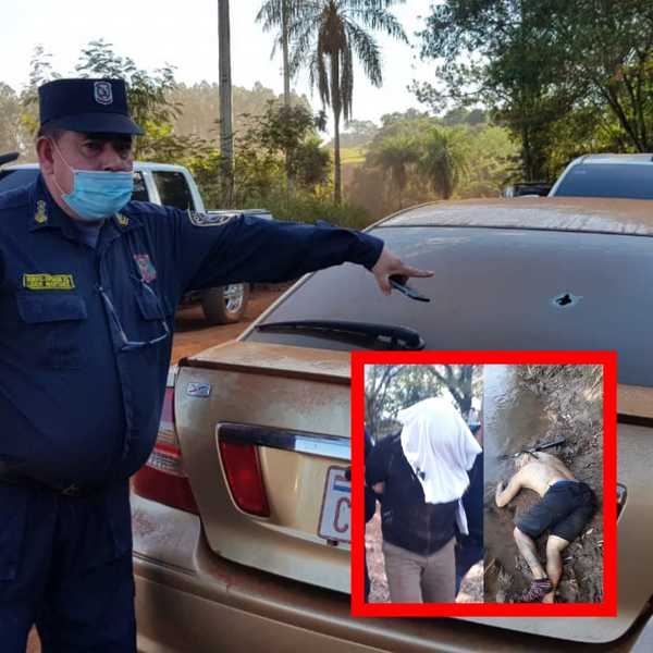 Un delincuente abatido y dos aprehendidos tras balacera con policías