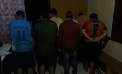 Entre tragos y el "Piki-Volley" terminaron todos en la comisaría