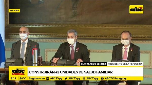 Construirán 42 unidades de Salud Familar - ABC Noticias - ABC Color