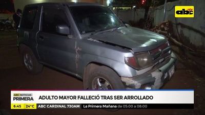 Adulto mayor falleció tras ser arrollado - ABC Noticias - ABC Color