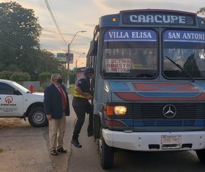 Dinatran suspenderá servicio de buses durante feriados de mayo