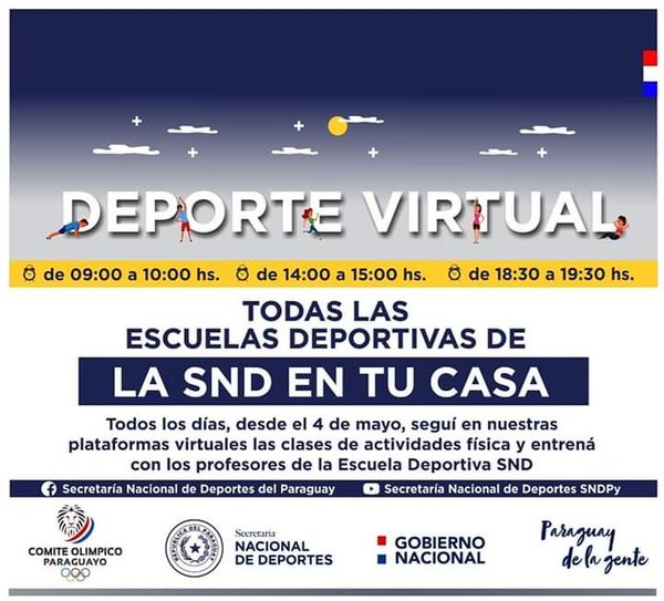 Paraguay TV permitirá llegada de prácticas de las Escuelas Deportivas SND a los hogares paraguayos | .::PARAGUAY TV HD::.