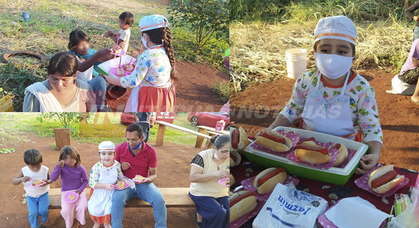 NIÑA FESTEJÓ SU CUMPLE CON LA COMUNIDAD INDÍGENA DE MAYOR OTAÑO.