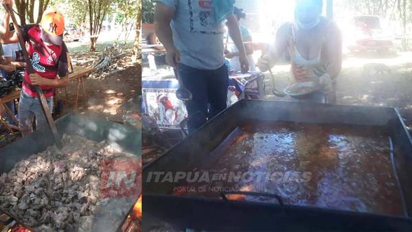 GRAN COMILONA PARA 1500 PERSONAS EN MAYOR OTAÑO.