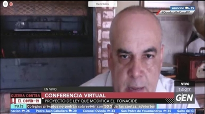 HOY / El Diputado Basilio Núñez presenta un proyecto de ley que modifica la ley de Fonacide