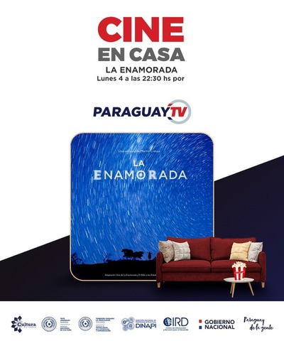 La Enamora en Cine en Casa por Paraguay TV - .::RADIO NACIONAL::.