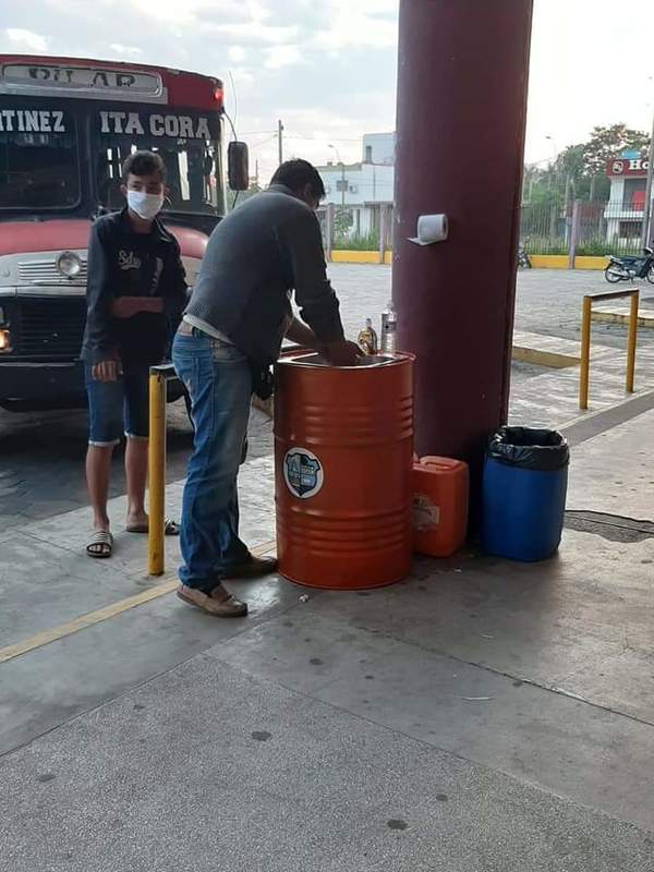 Estrictas medidas sanitarias en terminal de ómnibus de Pilar - .::RADIO NACIONAL::.