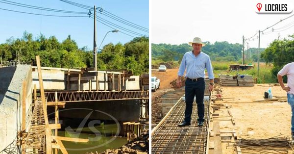 Gran avance de la construcción del puente que unirá los barrios de Cambyretá y Encarnación