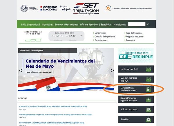 Tributación dispone la reanudación de los plazos administrativos suspendidos - Nacionales - ABC Color