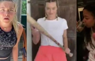 El divertido reto viral en el que dobles de Hollywood luchan contra actrices famosas - SNT