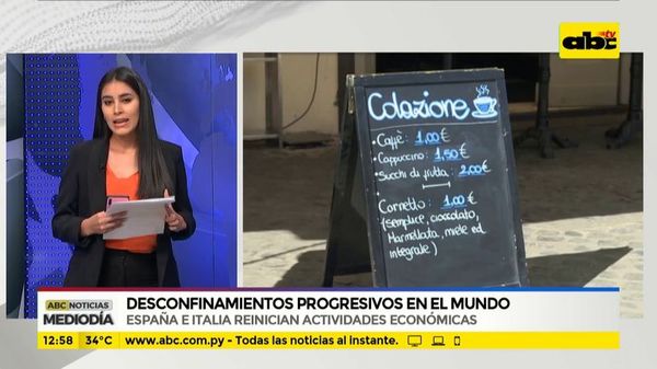 Desconfinamiento progresivo en el mundo - ABC Noticias - ABC Color