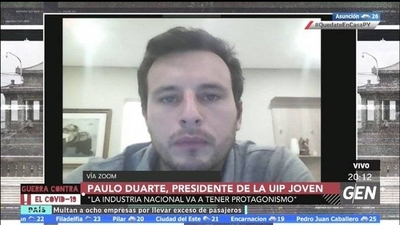HOY / "Creemos que la industria nacional va tener su protagonismo", Paulo Duarte, presidente de la UIP Joven, sobre la situación actual del comercio fronterizo