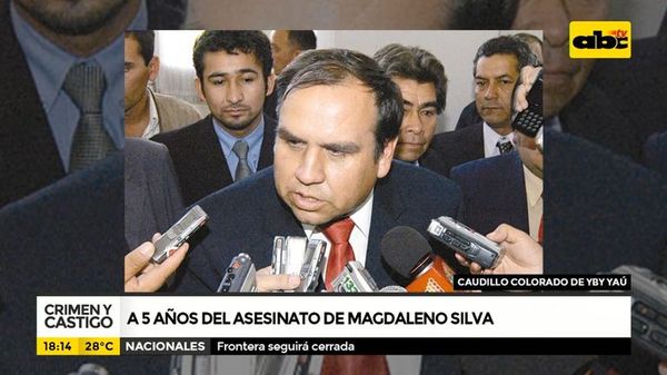 A 5 años del asesinato de Magdaleno Silva - Crimen y castigo - ABC Color
