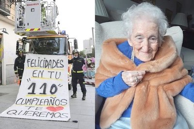 Le dan alegrón a una abue que cumplió 110 | Crónica