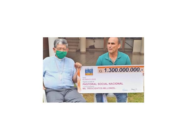 Talismán con un millonario aporte para compra de kits