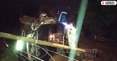 Mujer a bordo de una camioneta protagonizó accidente de tránsito en Capitán Miranda