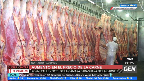 HOY / Korni Pauls, presidente de la Cámara Paraguaya de Carnes, sobre aumento en el precio de la carne