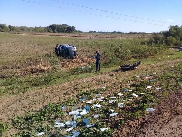 Colisión fatal en Ñeembucú, falleció un motociclista - Digital Misiones