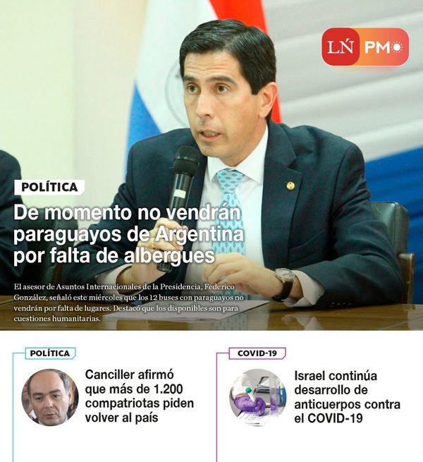 LN PM: Los hechos más destacados de la siesta