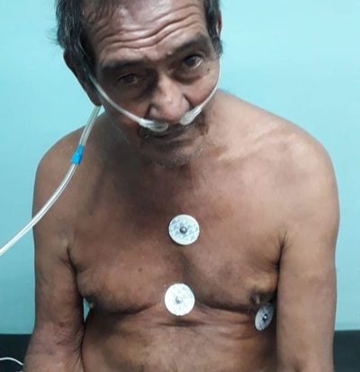 Buscan a familiares de anciano que se encuentra hospitalizado