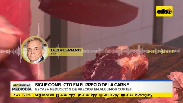 Sigue conflicto en el precio de la carne - ABC Noticias - ABC Color