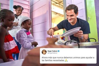 Las donaciones de Federer - Tenis - ABC Color