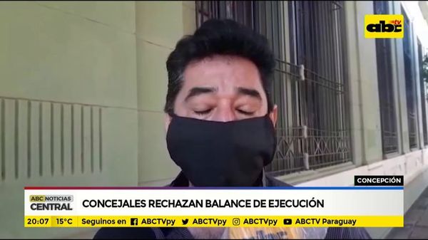 Concepción: Concejales rechazan balance de ejecución - ABC Noticias - ABC Color