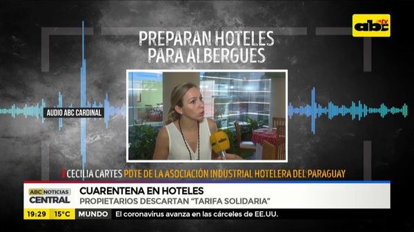 Preparan hoteles para albergues - ABC Noticias - ABC Color
