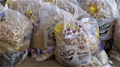Reclaman lenta entrega de kits de alimentos de SEN y otros en mal estado de Gobernación