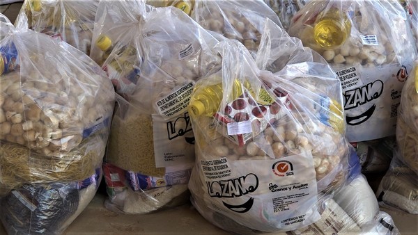 Reclaman lenta entrega de kits de alimentos de SEN y otros en mal estado de Gobernación