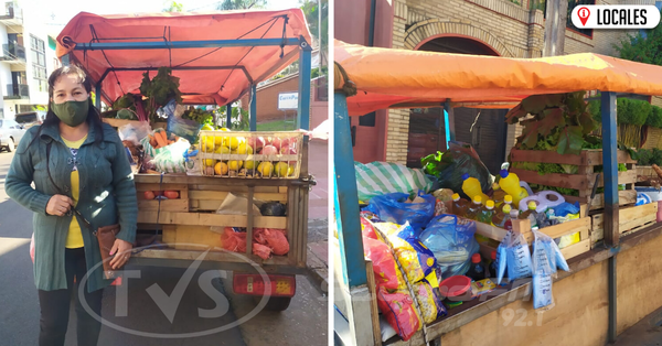 23 años de lucha: “Kuña Guapa” sale adelante vendiendo productos por las calles de Encarnación