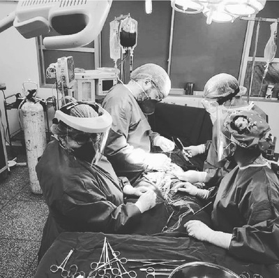 Extirpan exitosamente un tumor en Hospital de Amambay