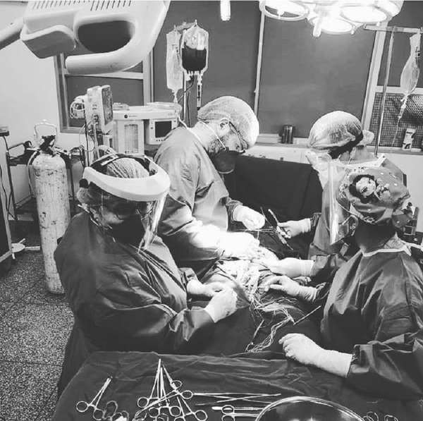 Extirpan exitosamente un tumor en Hospital de Amambay