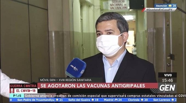 HOY / Vacunas antigripales se agotaron rápidamente en la XVIII Región Sanitaria