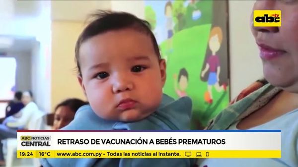 Preocupa retraso de vacunación a bebés prematuros - ABC Noticias - ABC Color