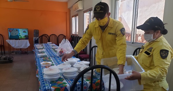 Niños con cáncer recibieron "almuerzo solidario"