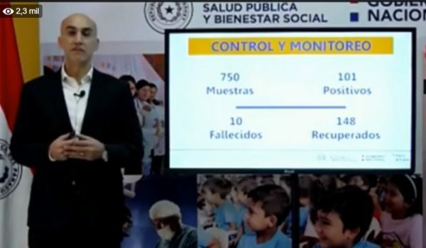 Mazzoleni reporta 101 casos positivos