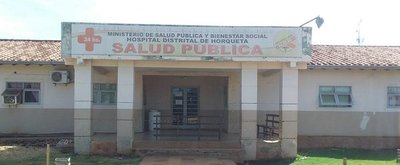 Hospital distrital de Horqueta se divide en dos áreas