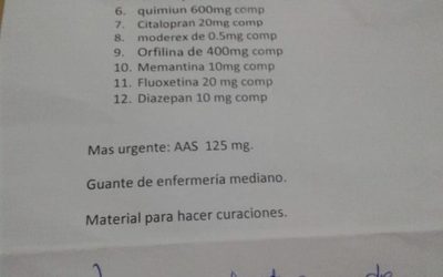 Piden medicamentos para hogar de ancianos San Agustín