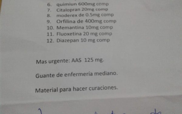 Piden medicamentos para hogar de ancianos San Agustín