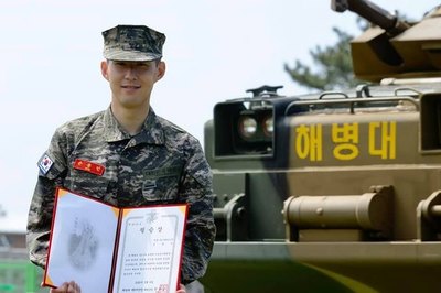 Heung-Min Son, uno de los sobresalientes del servicio militar en Corea del Sur
