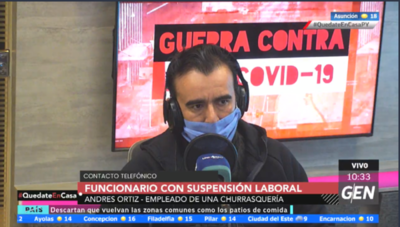 HOY / Andrés Ortíz, empleado con suspensión laboral a consecuencia del Covid-19