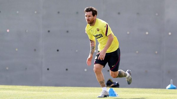 Comenzó el entrenamiento individual en Barcelona