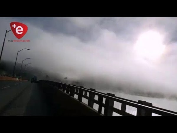 PIDEN TOMAR PRECAUCIONES POR LA PRESENCIA DE NIEBLA